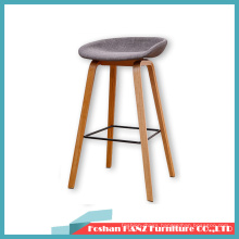 Good Quality Restaurant Furniture Leisure Bar Stool Stools with Fabric Bar Chair Wooden Bar Chair